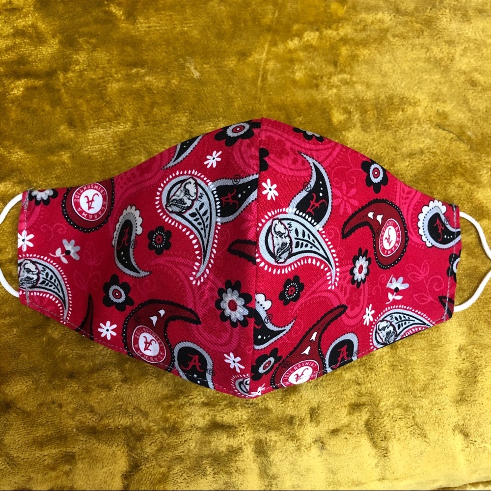 Alabama Crimson Tide Mask w Filter
